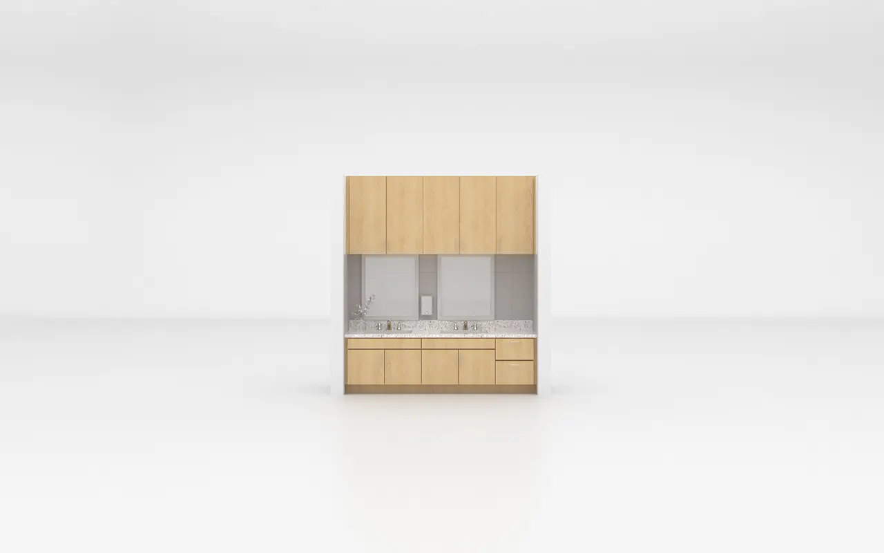 Vanity - Ecole Rocher Du Nord - Shop drawings