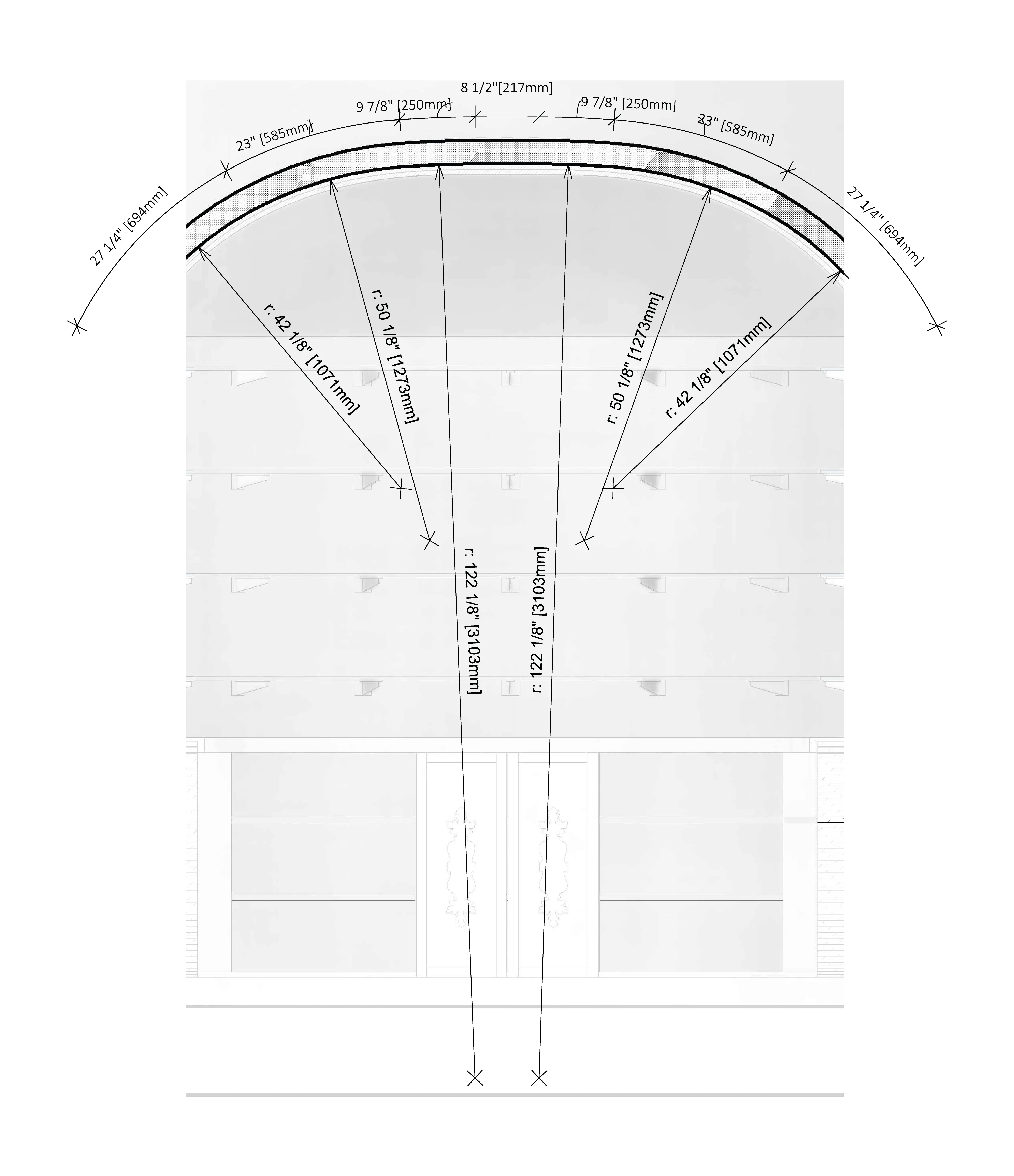 Fabrication drawing - Jag Bar - Backbar - Detail 2