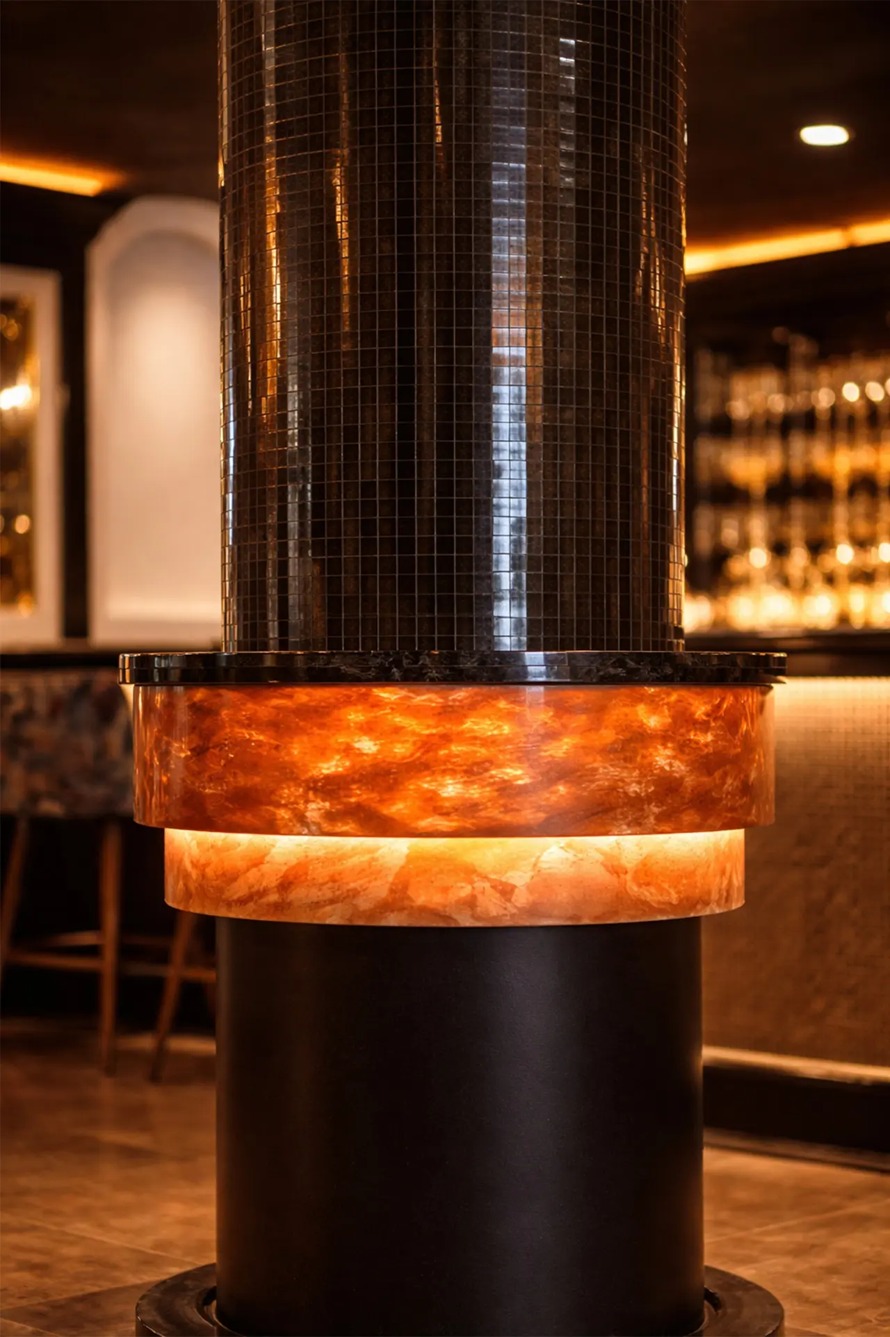 Construction Process - Jag Bar - Column 1