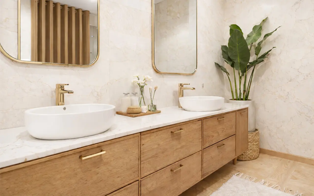 Casa HF baño principal detalle lavamanos