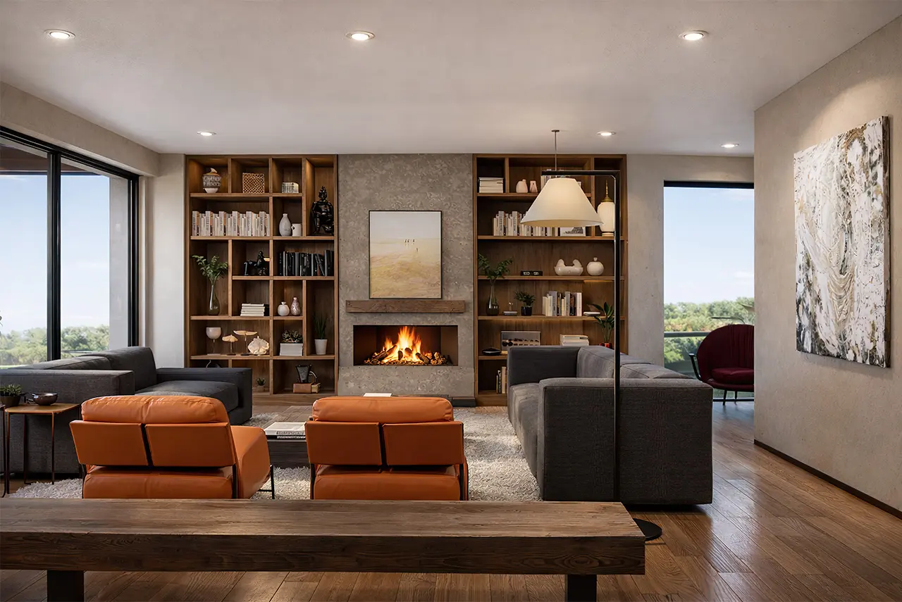 Max & San House - Living room 1