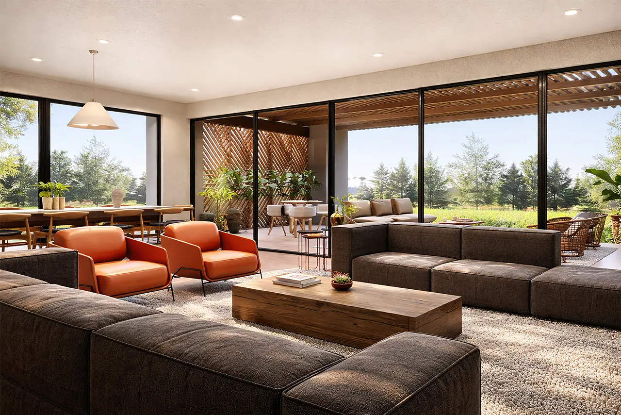 Max & San House - Living room 4